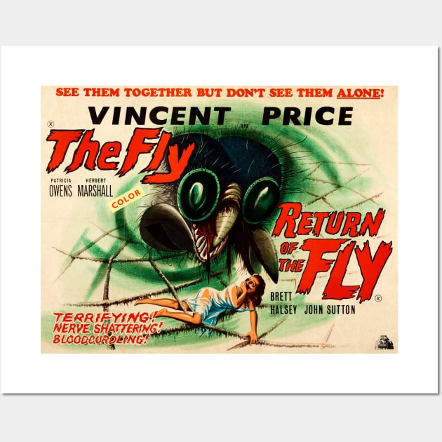 The Fly & Return Of The Fly Wall Art by Scum & Villainy